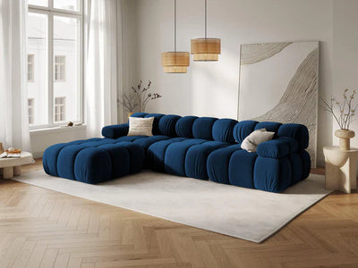 "Tropea" velvet - hoek bank