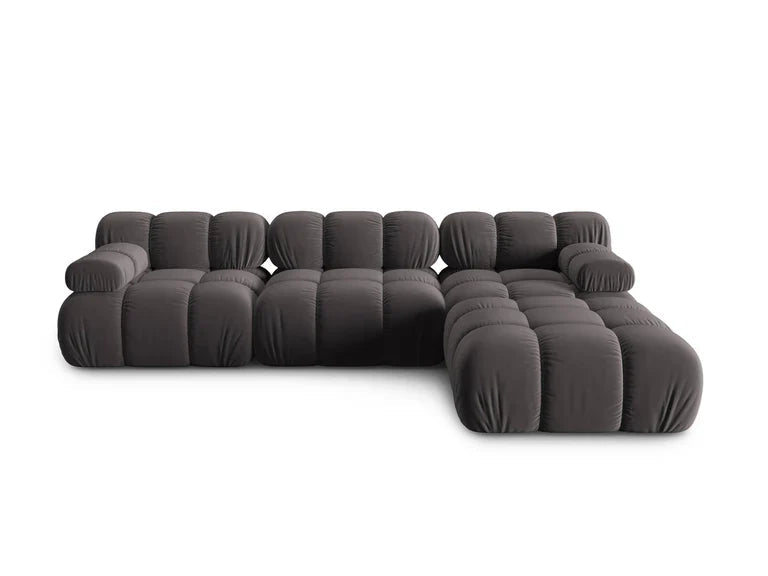 "Tropea" velvet - hoek bank