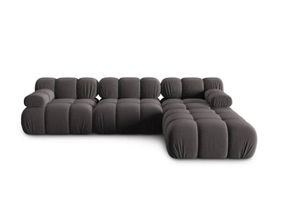"Tropea" velvet - hoek bank
