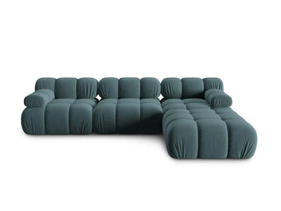 "Tropea" velvet - hoek bank