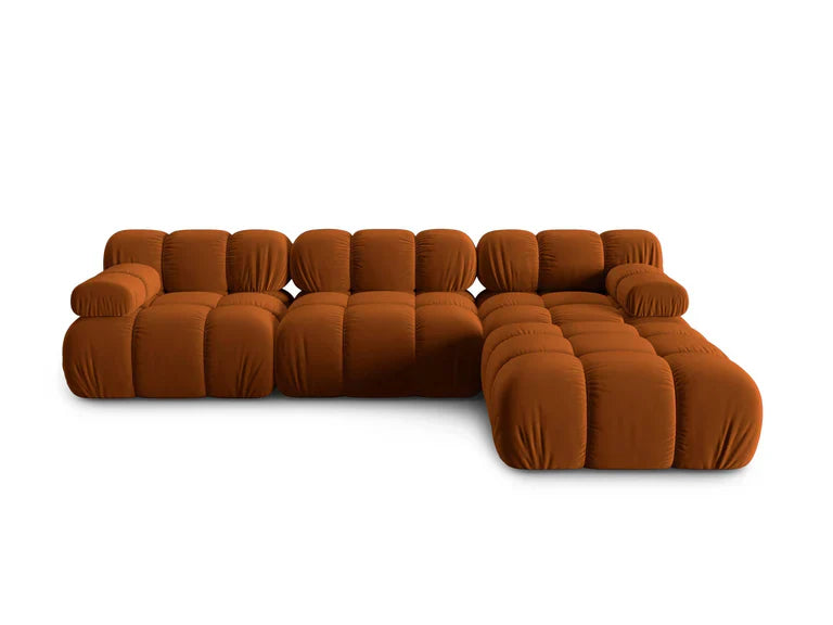 "Tropea" velvet - hoek bank