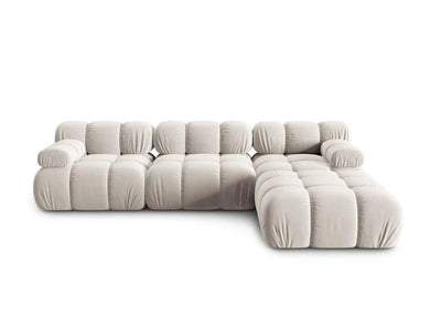 "Tropea" velvet - hoek bank